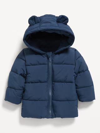 Water-Resistant Hooded Critter Puffer Jacket for Baby | Old Navy (US)