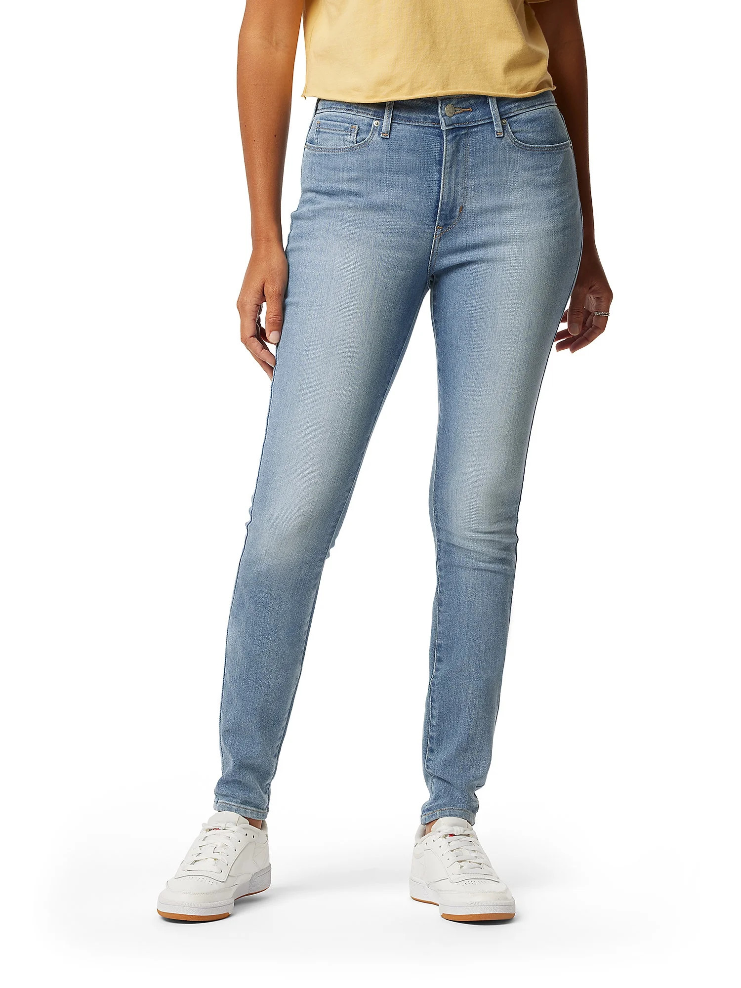 Levi Strauss Signature Women's and Women's Plus High Rise Skinny Jeans, Available in 27", 29", 31... | Walmart (US)