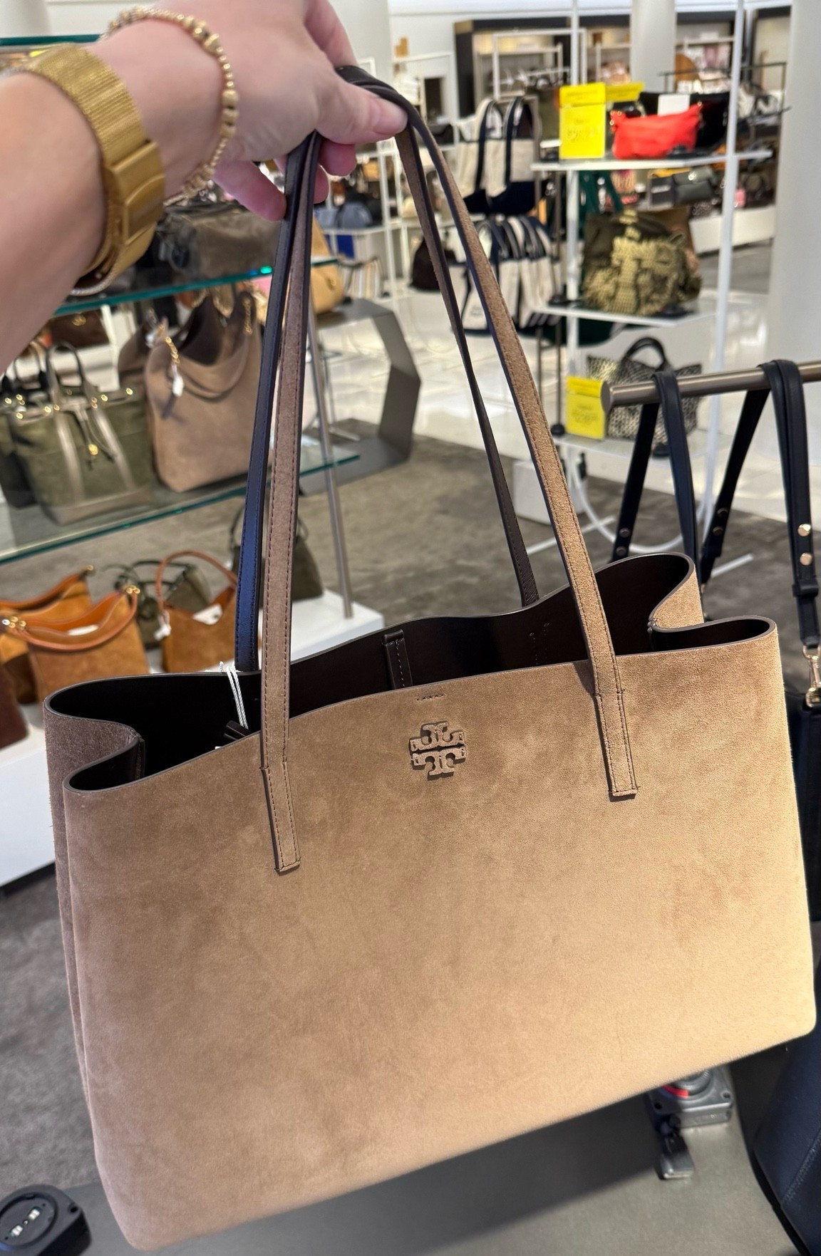 This bag is so beautiful in person. I linked the crossbody version I have my eye on. #nsale