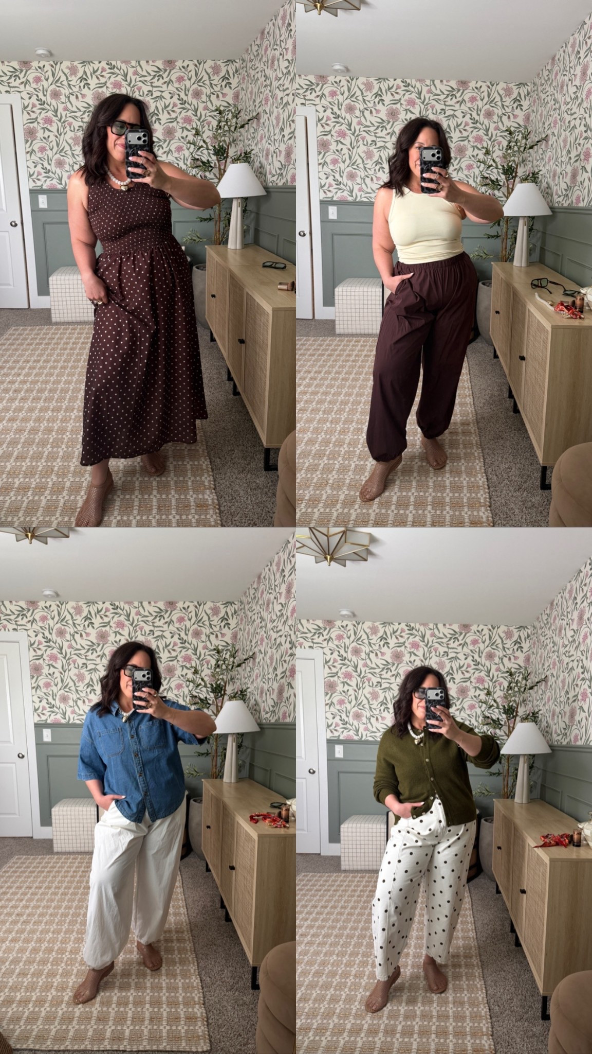 Cute Pinterest inspired midsize outfits for spring! Wearing size large in tops and XL in bottoms ✨ 

#LTKWorkwear #LTKootd #LTKMidsize