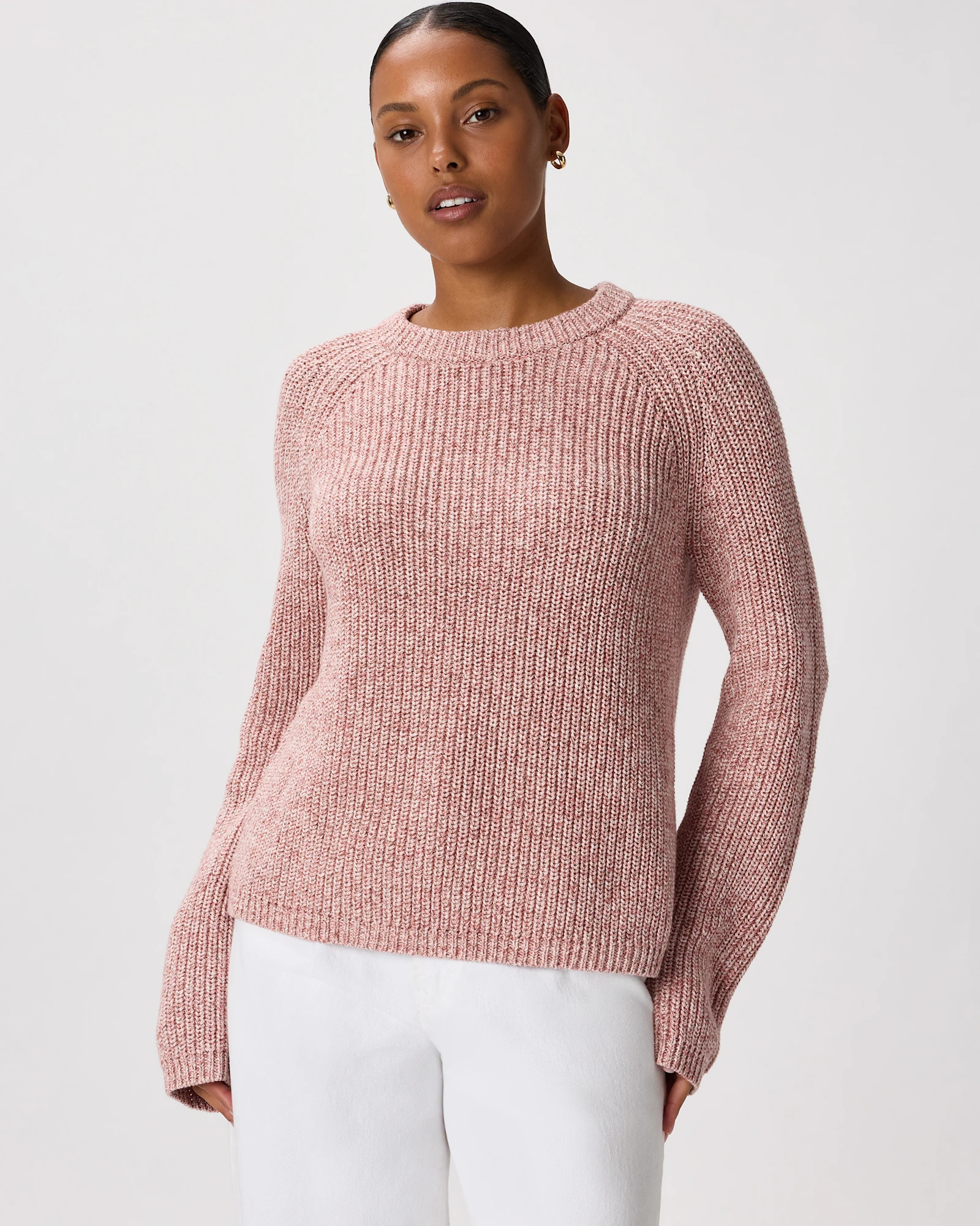 100% Organic Cotton Fisherman Crew Sweater | Quince
