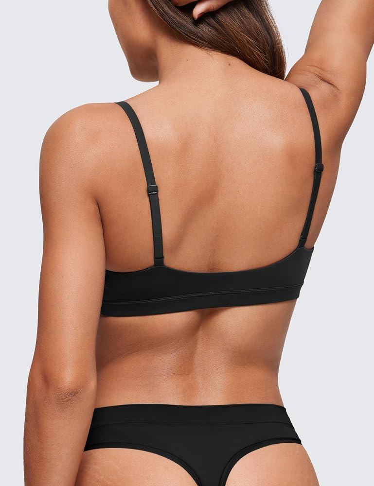 CRZ YOGA Softhold Triangle Bralette | Amazon (US)