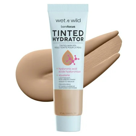 Wet n Wild Bare Focus Tinted Hydrator Tinted Skin Veil Medium Tan 0.91 Fl oz | Walmart (US)