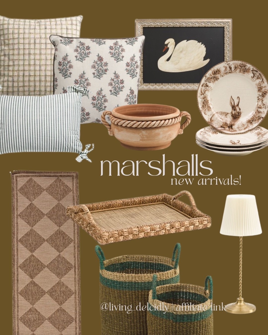 These Marshalls finds!! 😍 I’ve got the woven tray in my cart! 

Home Decor | Spring Decor | Easter Decor | Spring Pillows | Framed Art | Runner

#LTKHome