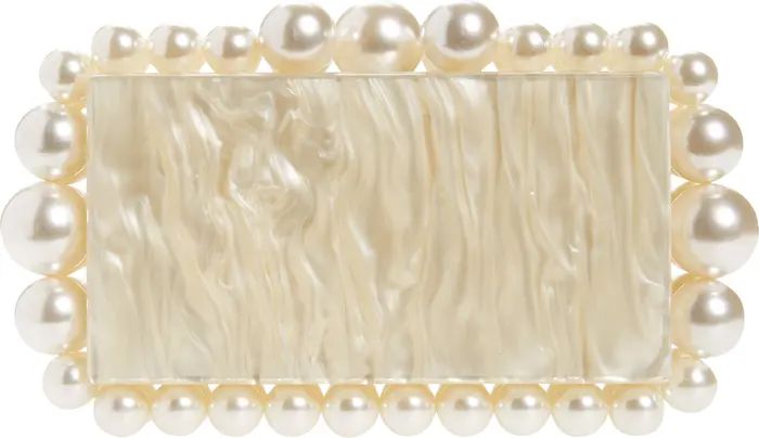 Eos Beaded Acrylic Box Clutch | Nordstrom