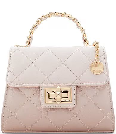 ALDO Borgnine Leather Top Handle Satchel Bag - Pink | Dillard's