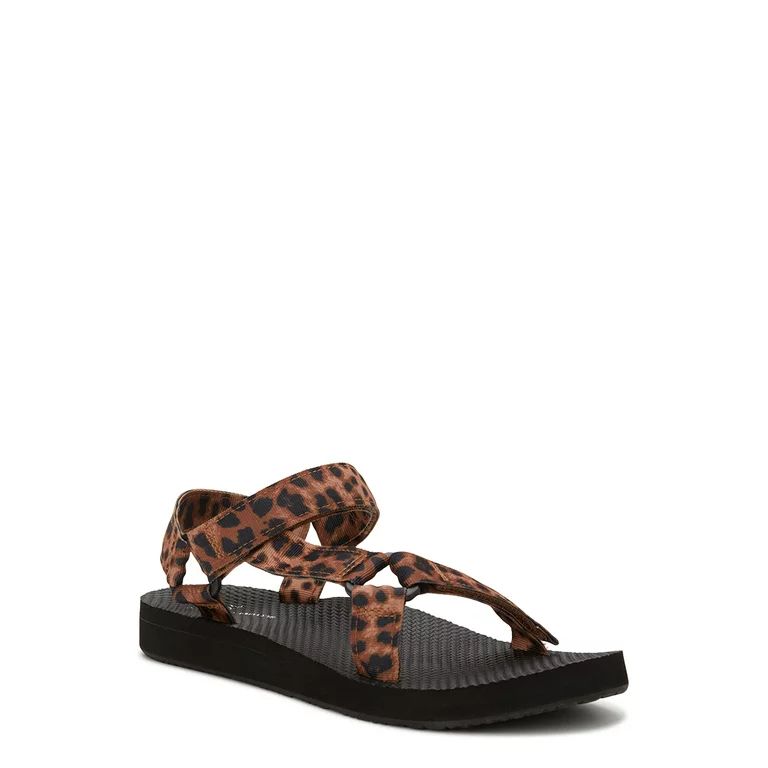 Time and Tru Women's Nature Sandals – Wide Width Available | Walmart (US)