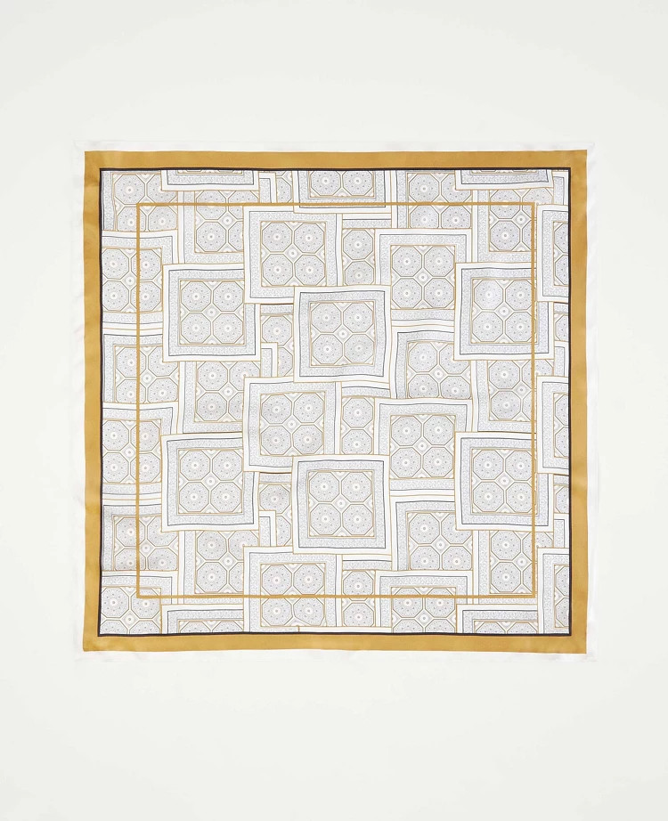 Geo Silk Little Scarf | Ann Taylor (US)