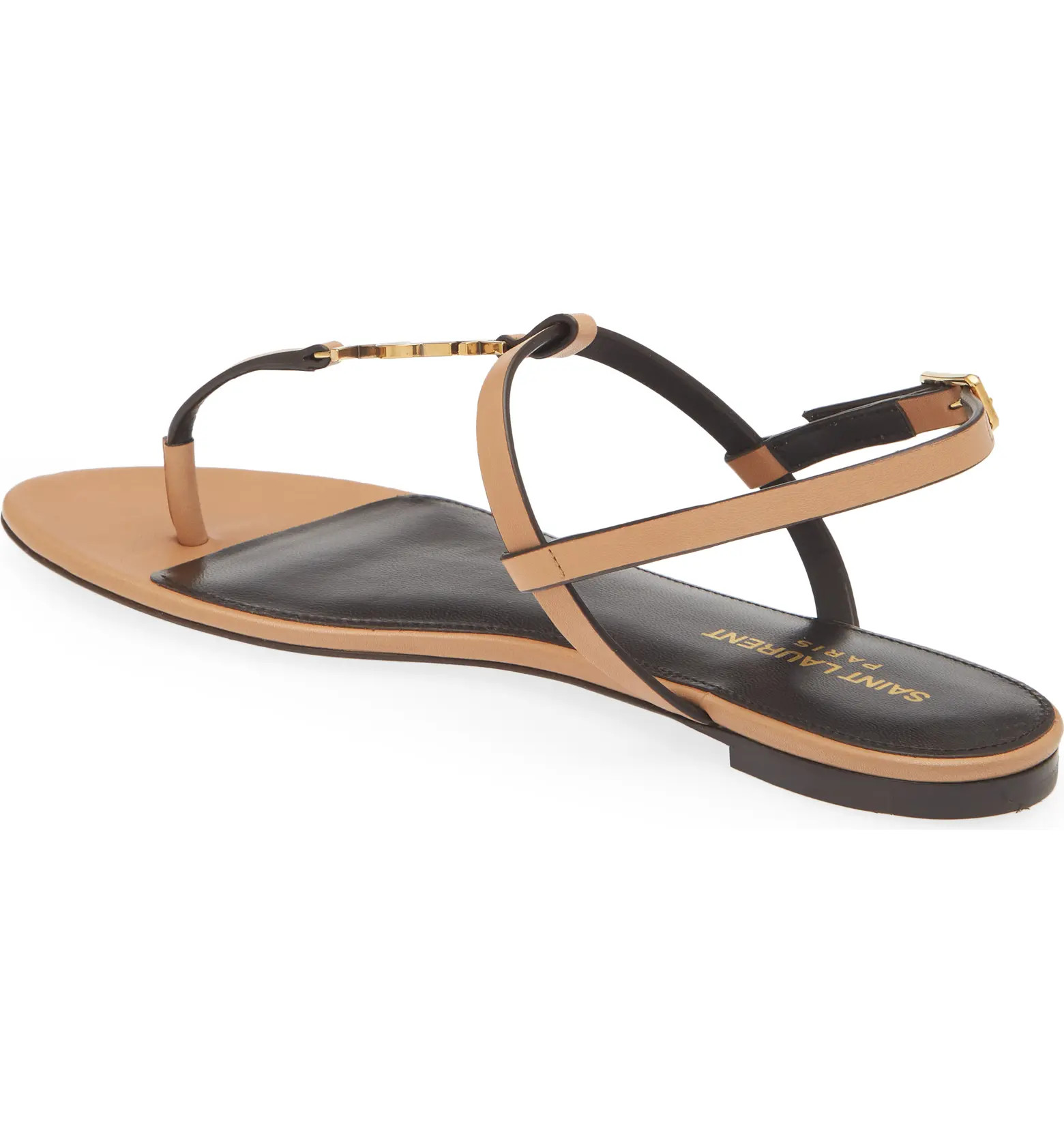 Cassandra Monogram Flat Sandal (Women) | Nordstrom