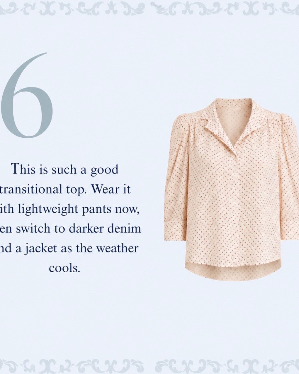 Transitional top that is going viral. s

#LTKdayinmylife #LTKOver40 #LTKMidsize