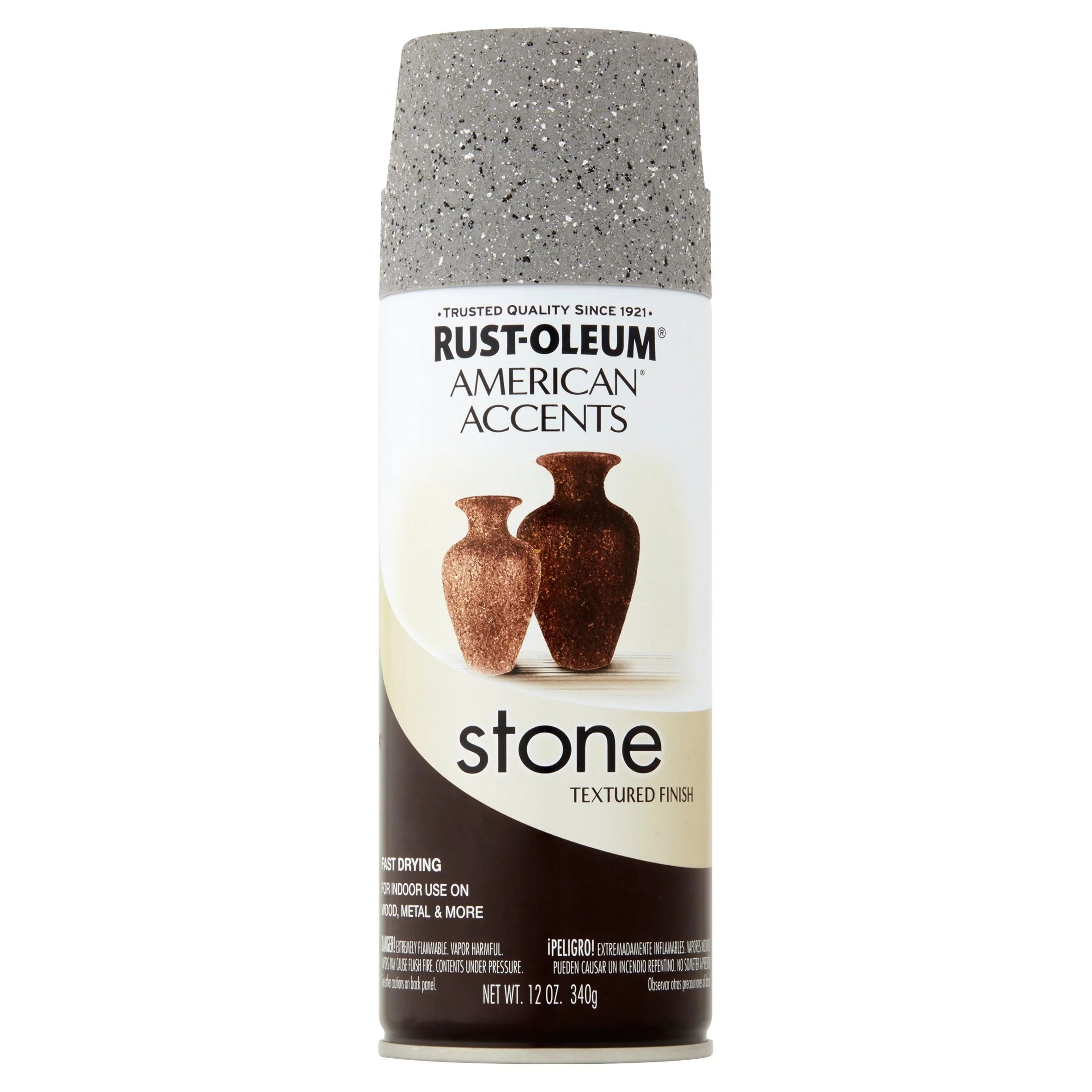 Gray, Rust-Oleum American Accents Textured Spray Paint, 12 oz | Walmart (US)