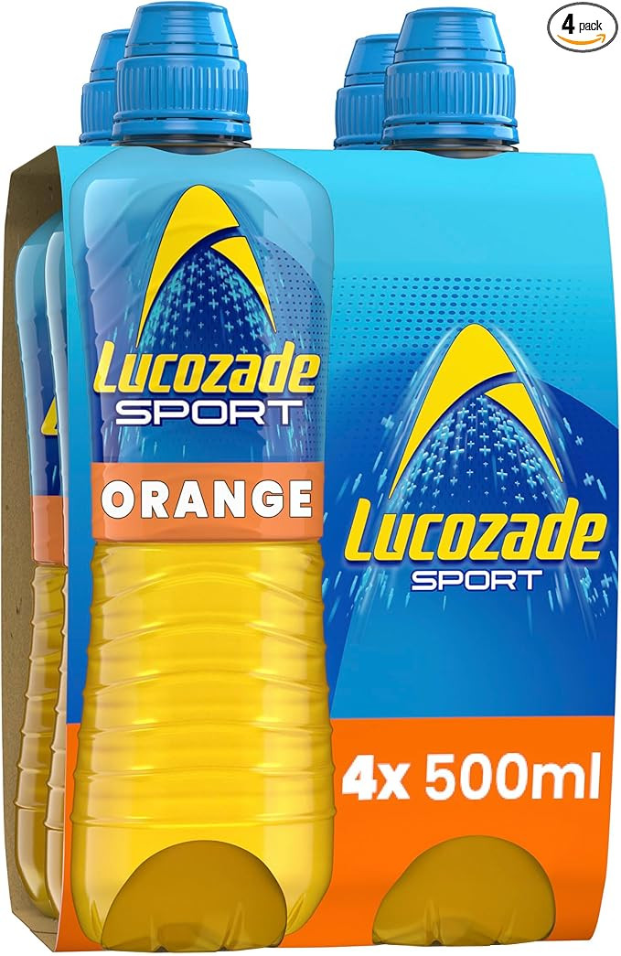 Lucozade Sport Body Fuel - Orange 4x500ml | Isotonic sports drink, with Electrolytes and Vitamin ... | Amazon (UK)