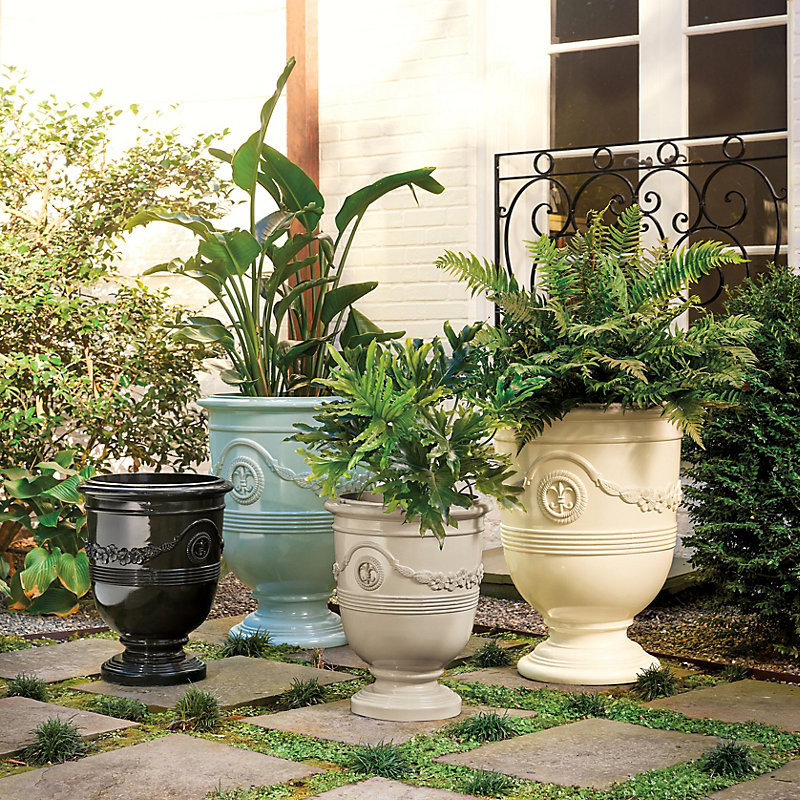 Toulon Planter - Cream Large - Ballard Designs | Ballard Designs, Inc.