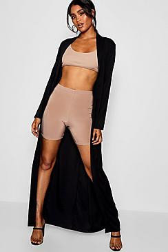 Woven Longline Duster | Boohoo.com (US & CA)