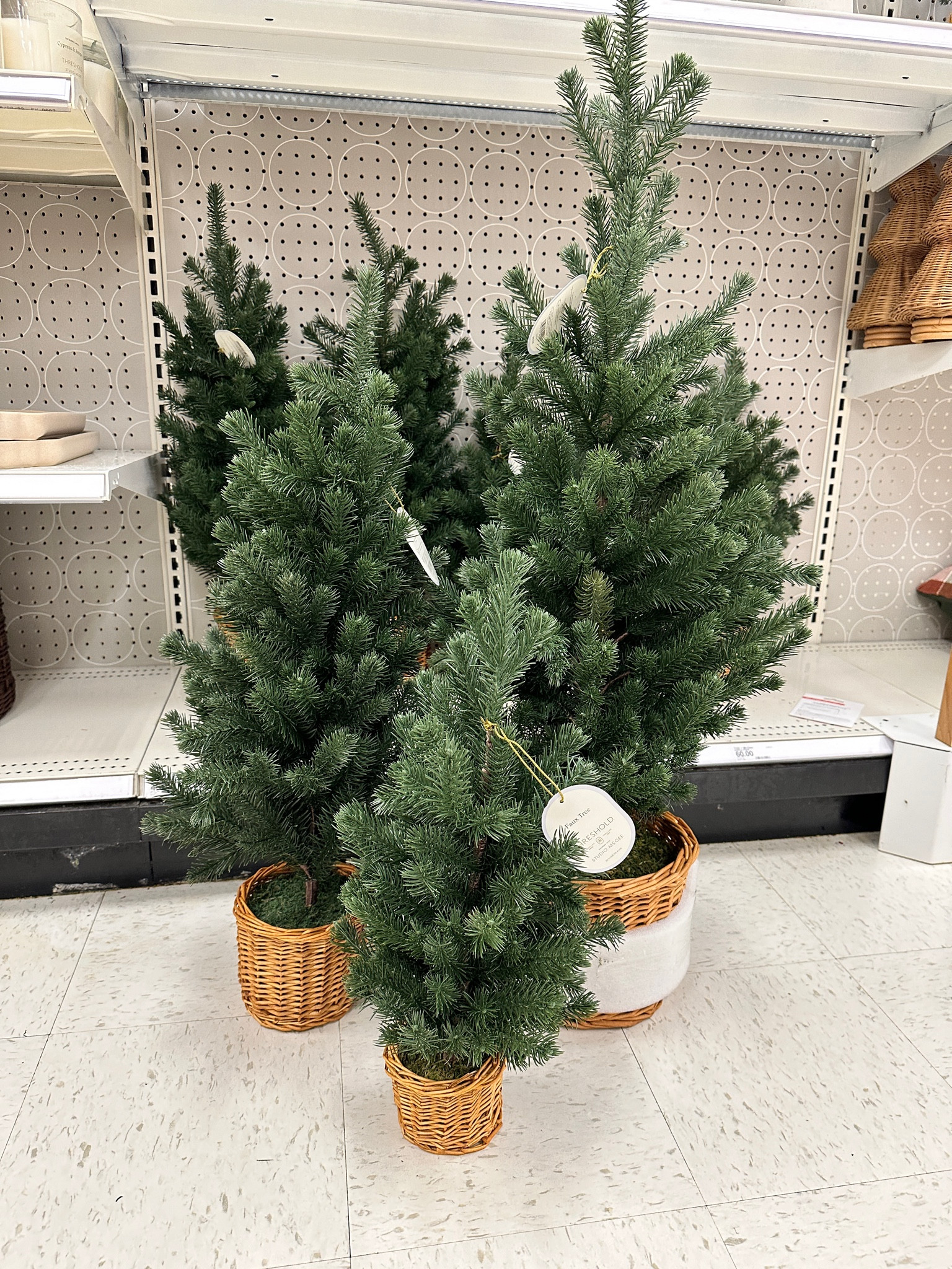 Mini trees in baskets at target! 

#LTKFindsUnder100 #LTKHoliday #LTKHome