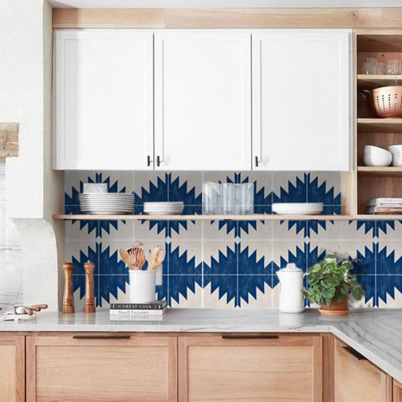 Kitchen and Bathroom Splashback  Removable Vinyl Wallpaper  | Etsy | Etsy (US)