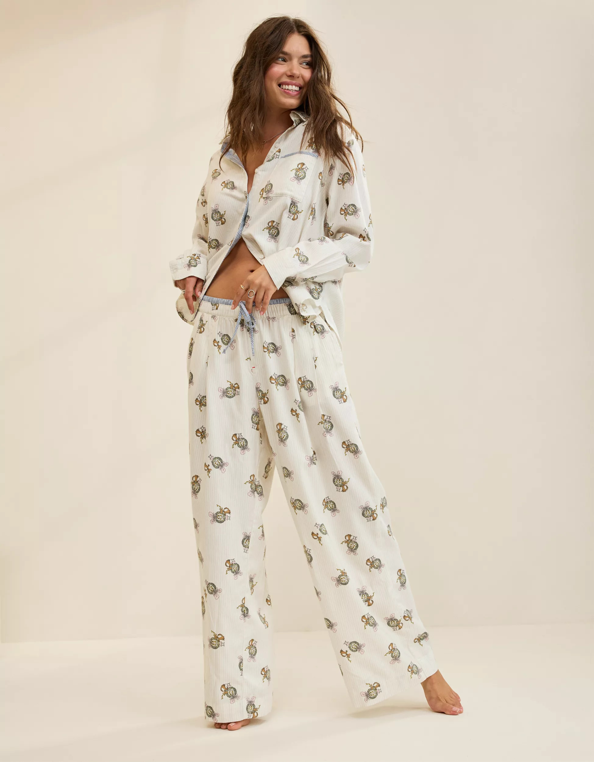 Aerie Flannel Trouser PJ | Aerie