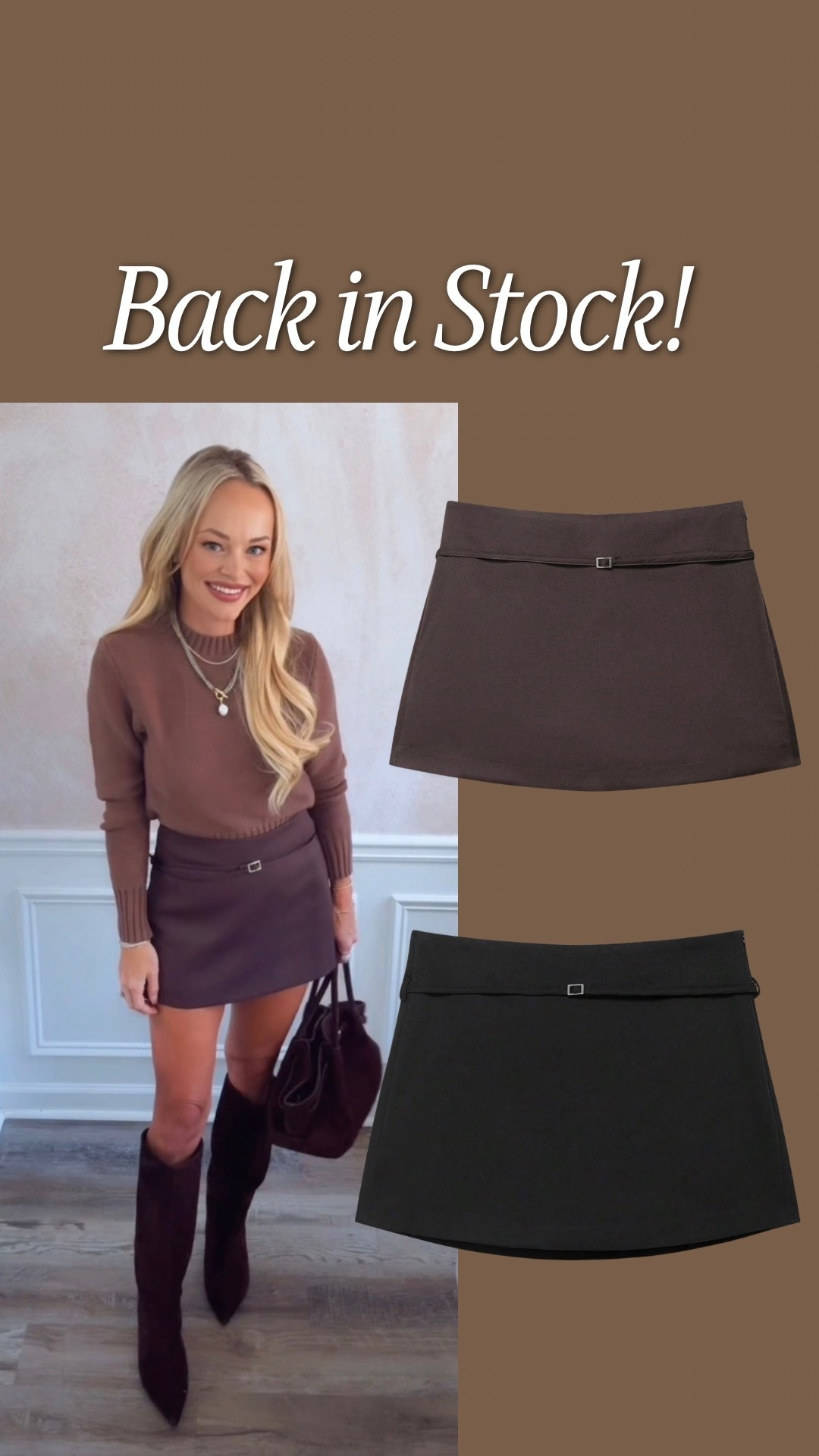 Fall skirt, mini skort, Amazon fall outfit, fall mini skirt