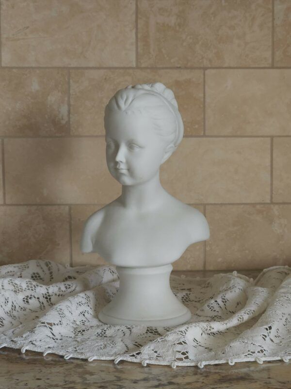 Small Womans Ceramic Bust Statue 8.5″ tall | Vintage Keepers