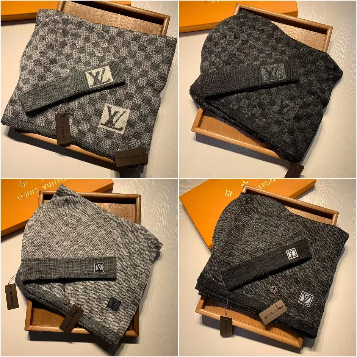 LV Dupe Wool Hat Scarf Sets … curated on LTK