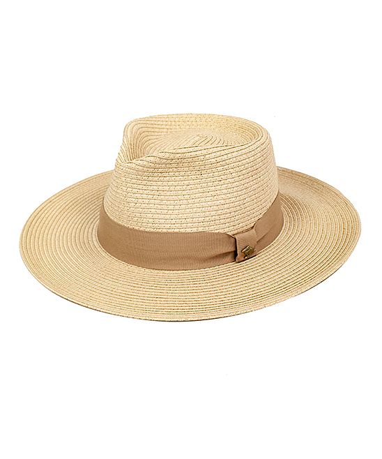 Peter Grimm Hats Women's Sunhats Natural - Natural Je Taime Wide-Brim Panama Hat | Zulily