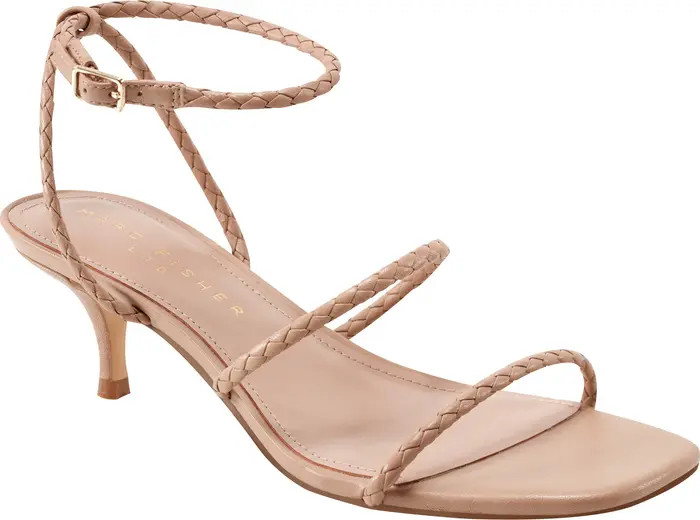 Marc Fisher LTD Beylee Ankle Strap Kitten Heel Sandal (Women) | Nordstrom | Nordstrom