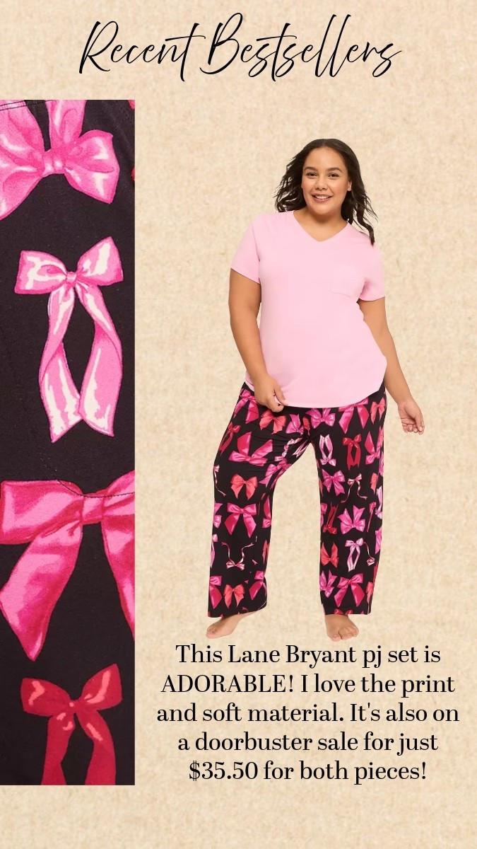 This Lane Bryant pj set is ADORABLE! I love the print and soft material. It's also on a doorbuster sale for just $35.50 for both pieces!

#LTKgrwm #LTKPlusSize #LTKmorningroutine