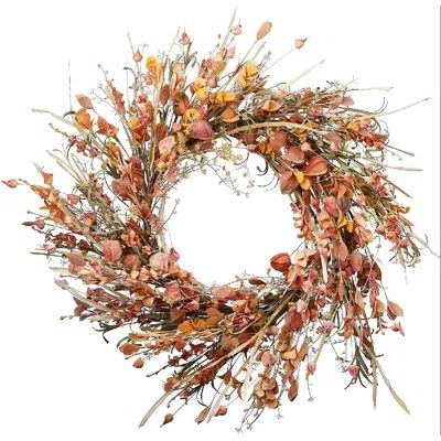 National Tree Company 22" Autumn Wild Flowers Wreath & Reviews | Wayfair | Wayfair North America