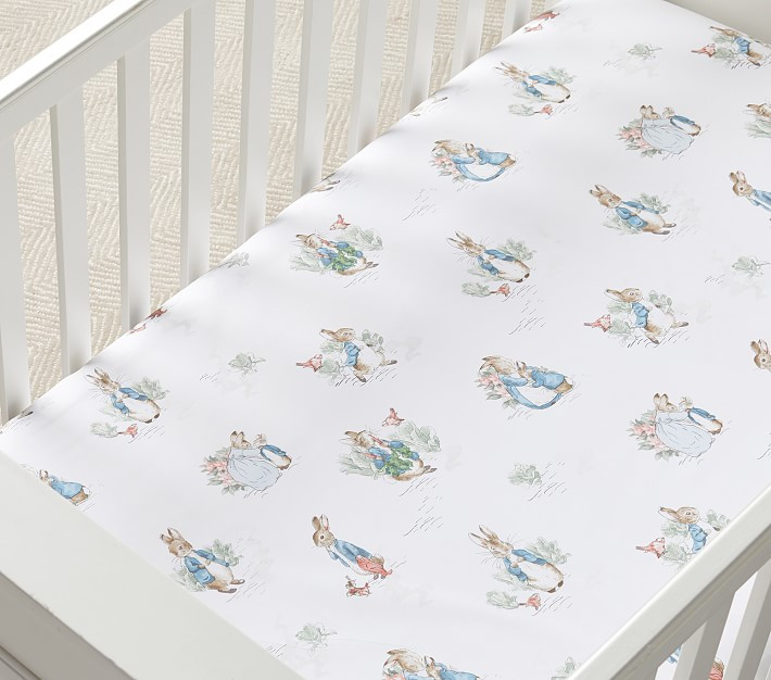 Peter Rabbit™ Peter Rabbit Crib Fitted Sheet Bundle - Set of 2 | Pottery Barn Kids
