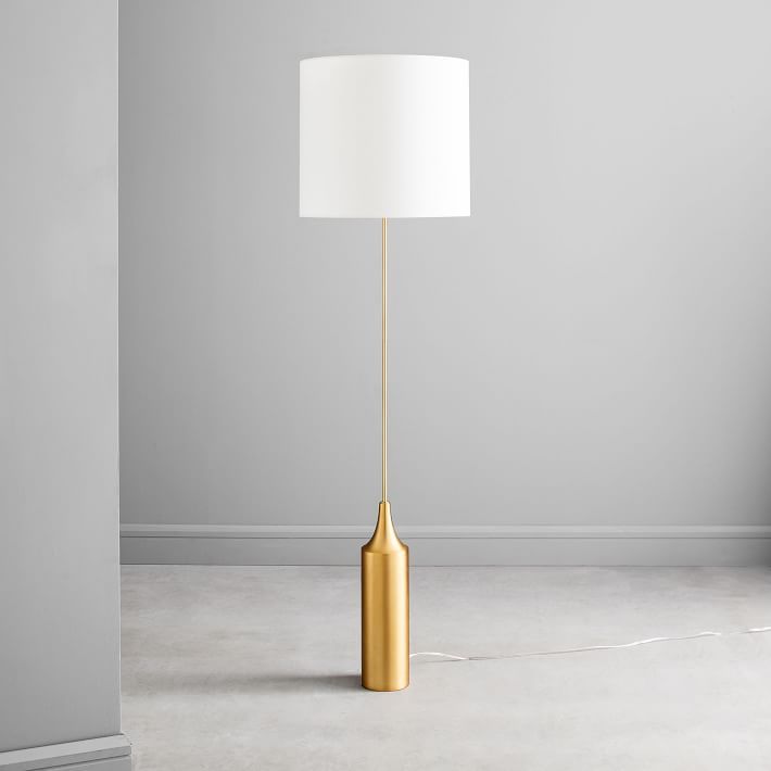 Hudson Metal Base Floor Lamp | West Elm (US)