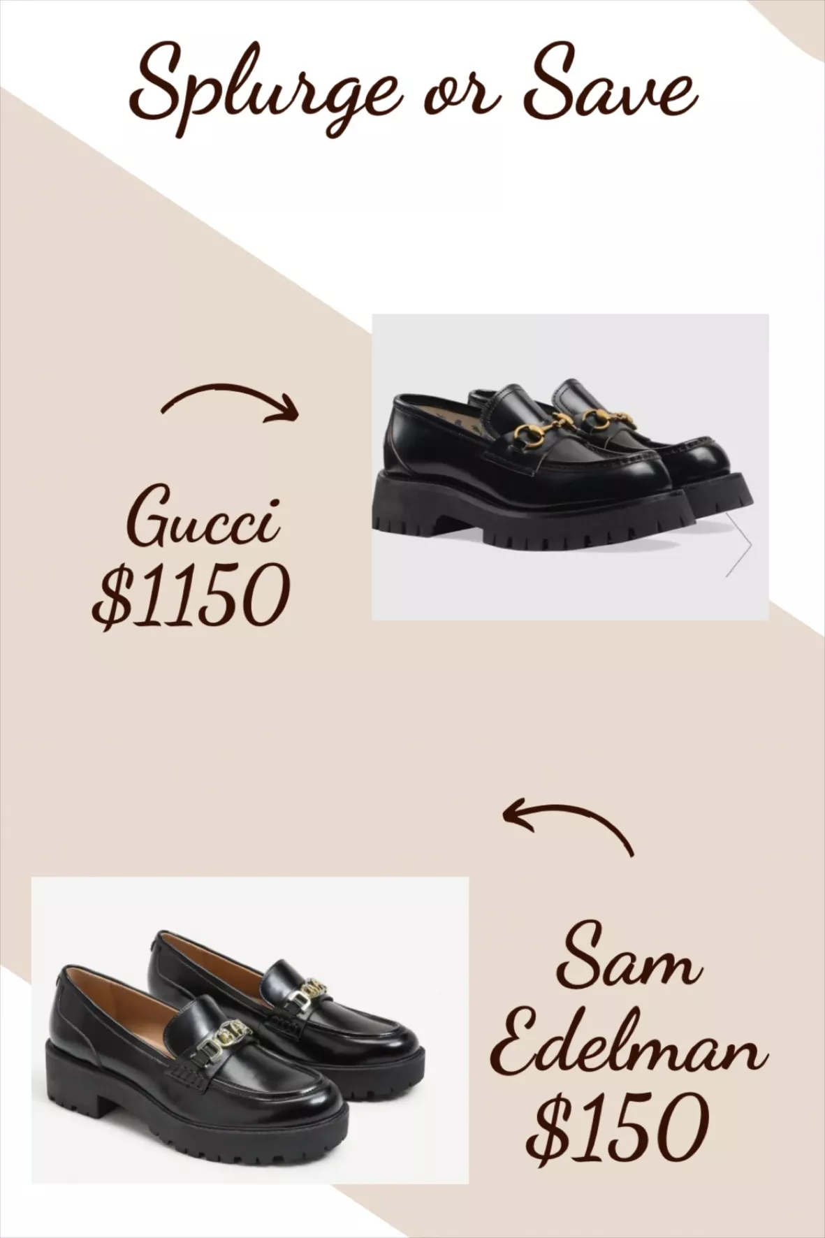 Splurge or Save: Gucci and Sam Edelman Loafers to Buy for Fall