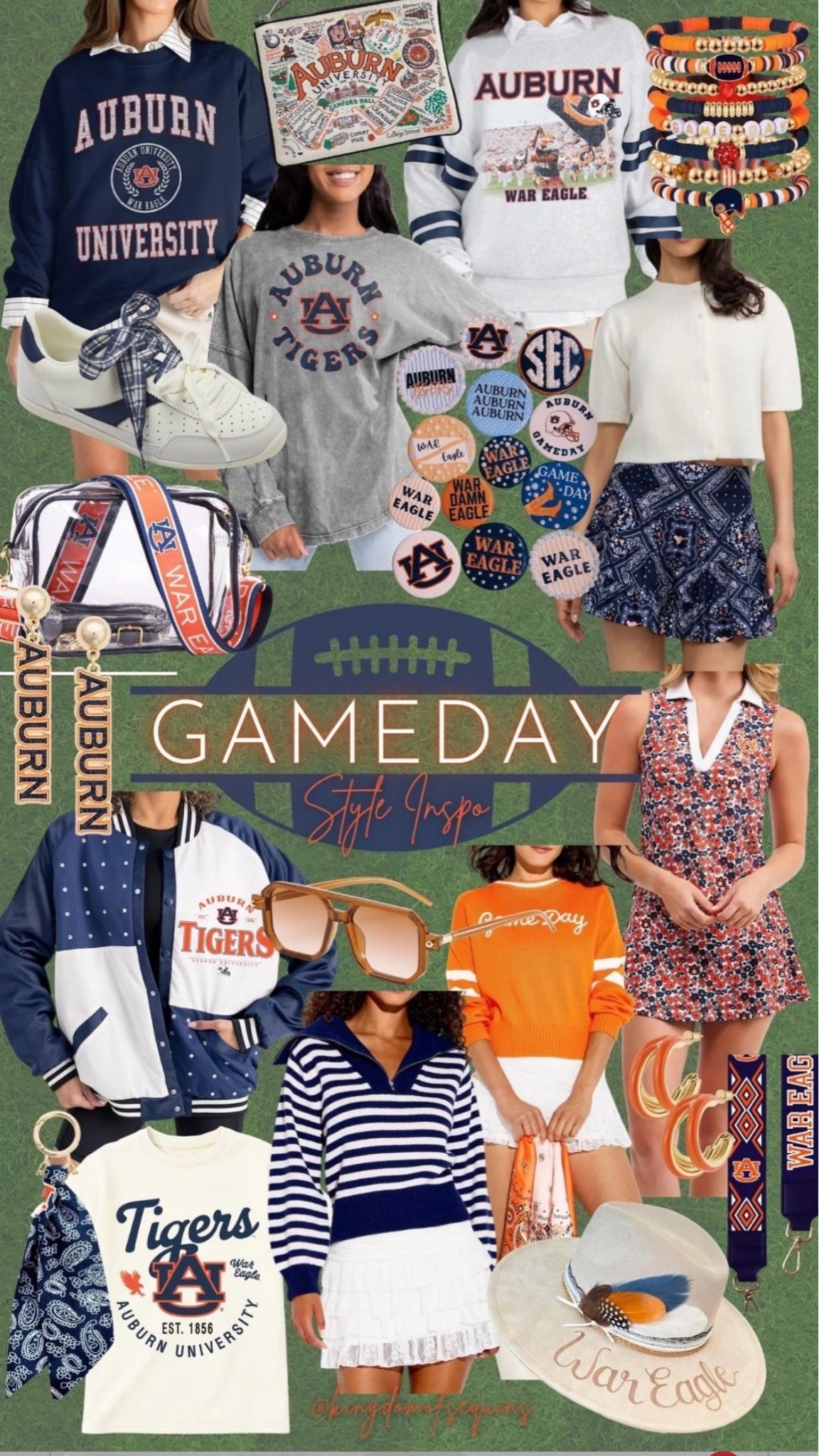 War Eagle friends, this one if for you. All the cute game day gear, swag, and accessories! 🏈💙🧡

#LTKootd #LTKSeasonal