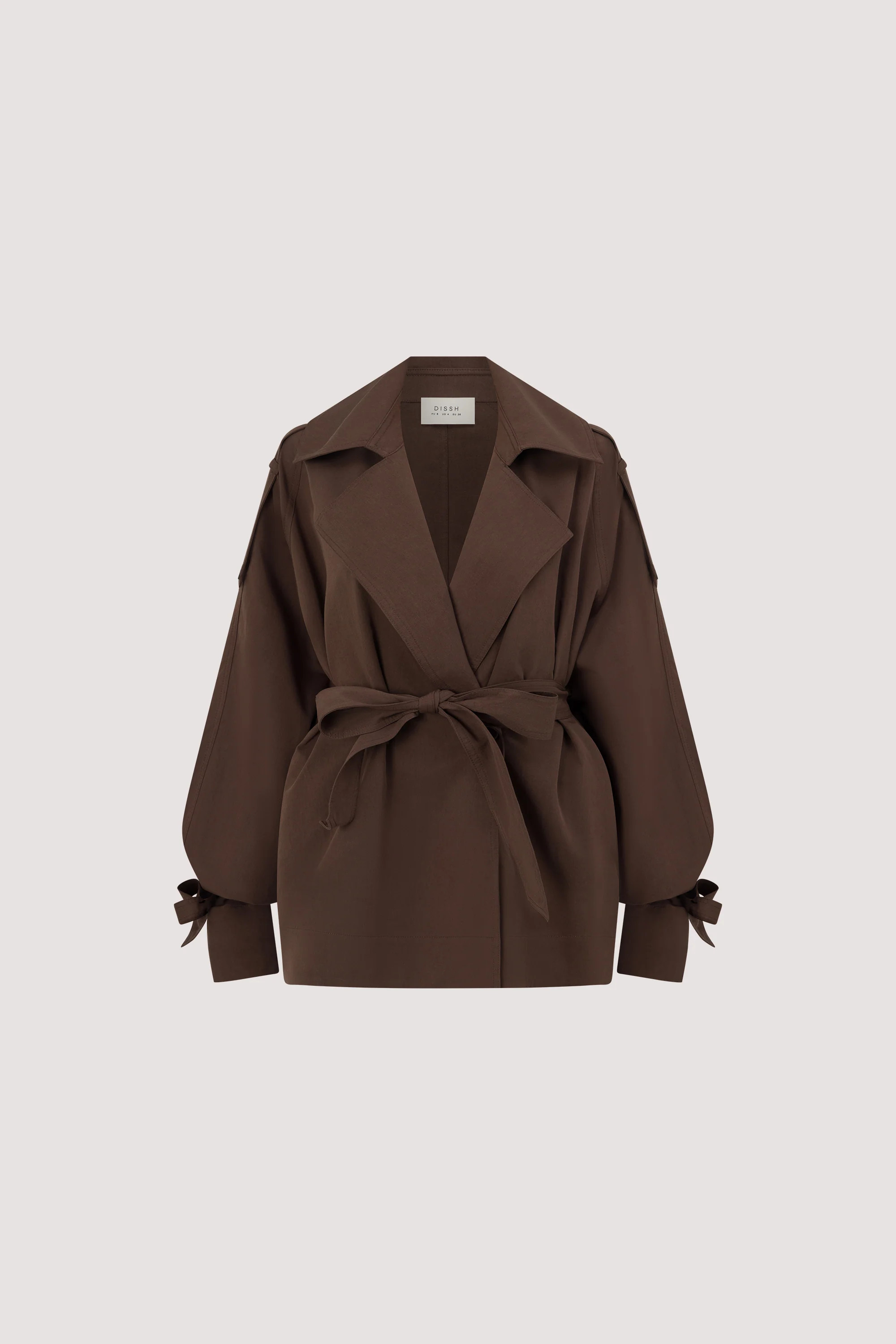 NINA M.CHOC LIGHTWEIGHT MINI TRENCH | DISSH