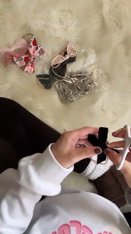 Converting elastic headband bows into clips! 

#LTKkids #LTKbaby #LTKbeauty