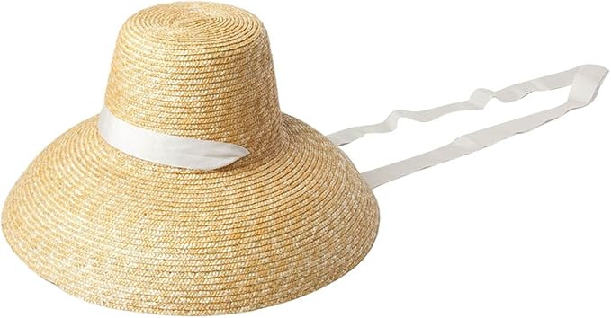 Sunshade Straw Hat with Chin Strap Hand-woven Elegant r Hat for Sun Hat Wide Brim Sunhat for Frie... | Amazon (US)