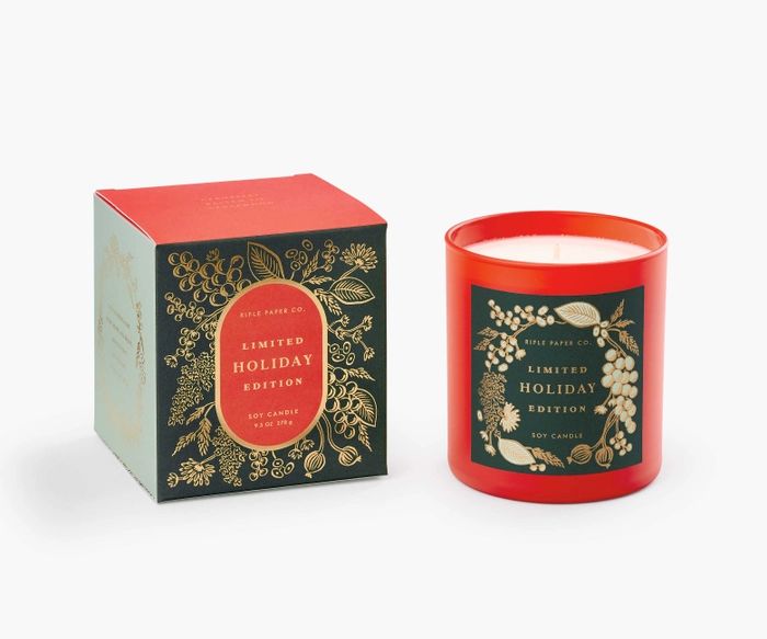 Holiday 9.5 oz Candle | Rifle Paper Co. | Rifle Paper Co.