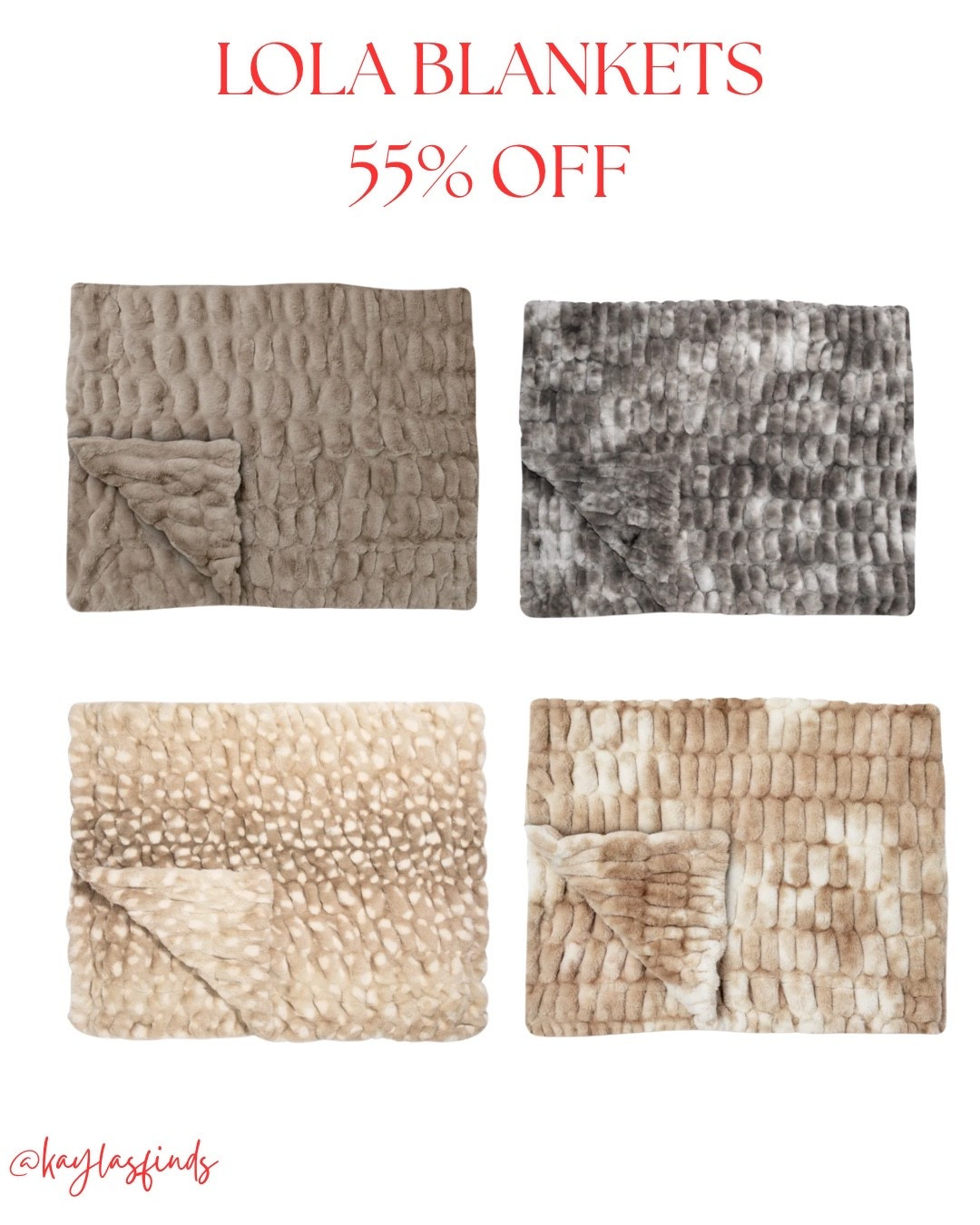 Lola blanket on sale
Gift for mom
Gift for mother in law
Luxe gifts for her
Black Friday sale
Christmas gift ideas
#giftforher #giftformom #holidaygift #giftideas #blackfriday #lolablankets #sale #luxegifts #giftformotherinlaw



#LTKHoliday #LTKCyberWeek #LTKGiftGuide