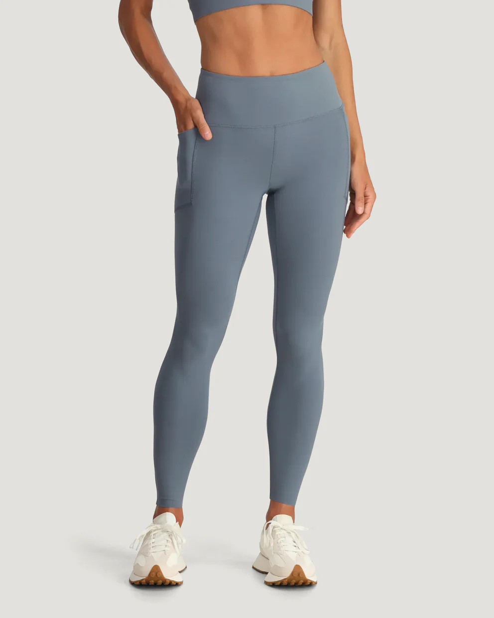 Women's All Day Pocket Legging - Storm Cloud | Free Fly Apparel