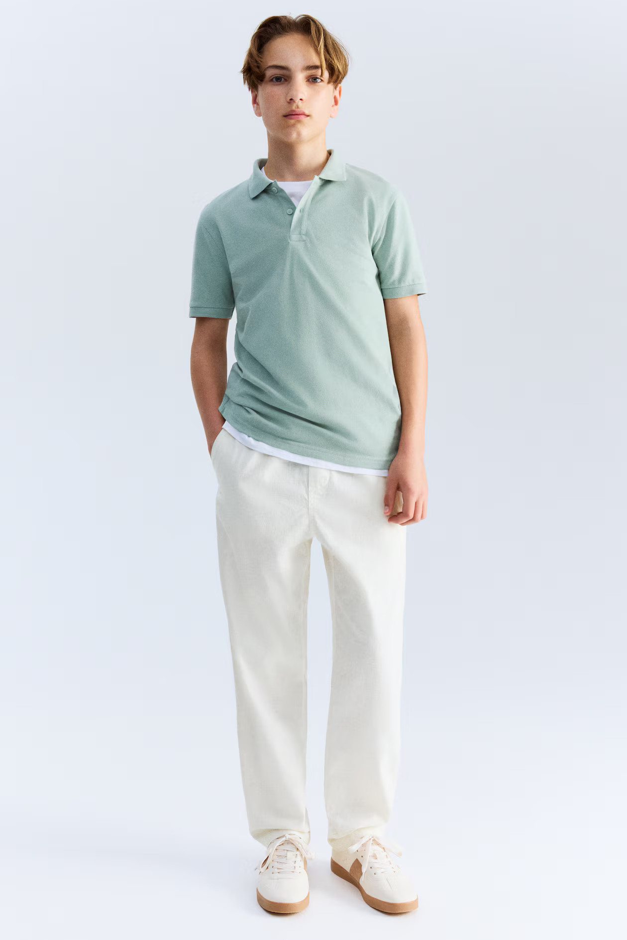 Linen-Blend Pants | H&M (US + CA)