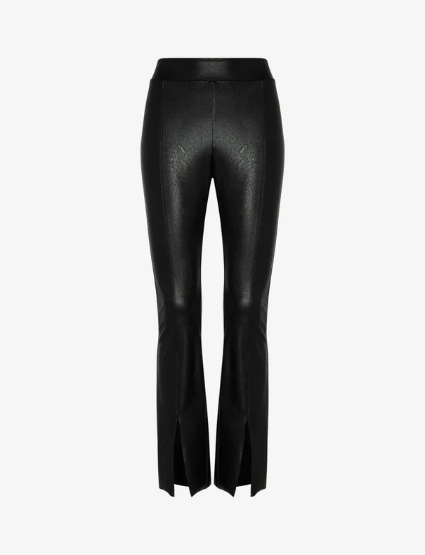 Faux Leather Split Front Pant | Commando®