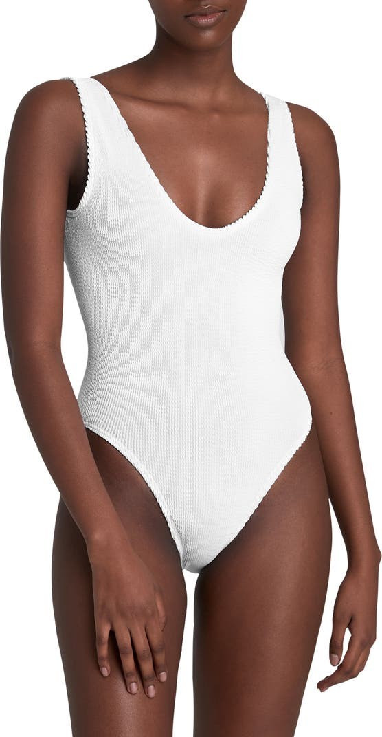 Ribbed Knit One-Piece Swimsuit Resort Vacation | Nordstrom