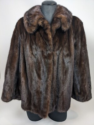 Vintage Saks Fifth Avenue Brown Fur Women's Coat  ** See Comments **  | eBay | eBay US