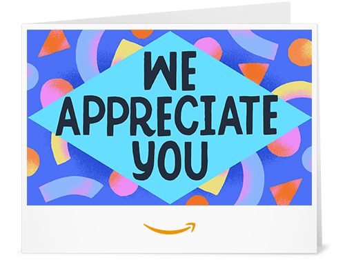 Amazon.com: Amazon Gift Card - Print -We Appreciate You- Hex pattern: Gift Cards | Amazon (US)