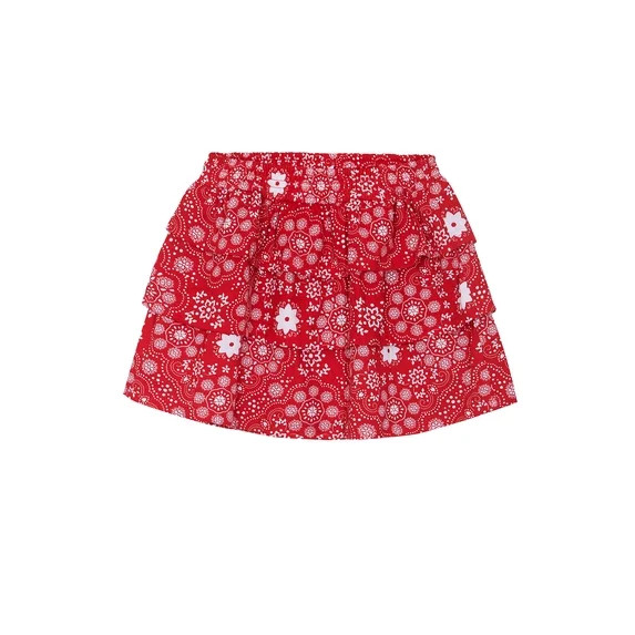 Way to Celebrate Girls Americana Tiered Skirt, Sizes 4-18 | Walmart (US)