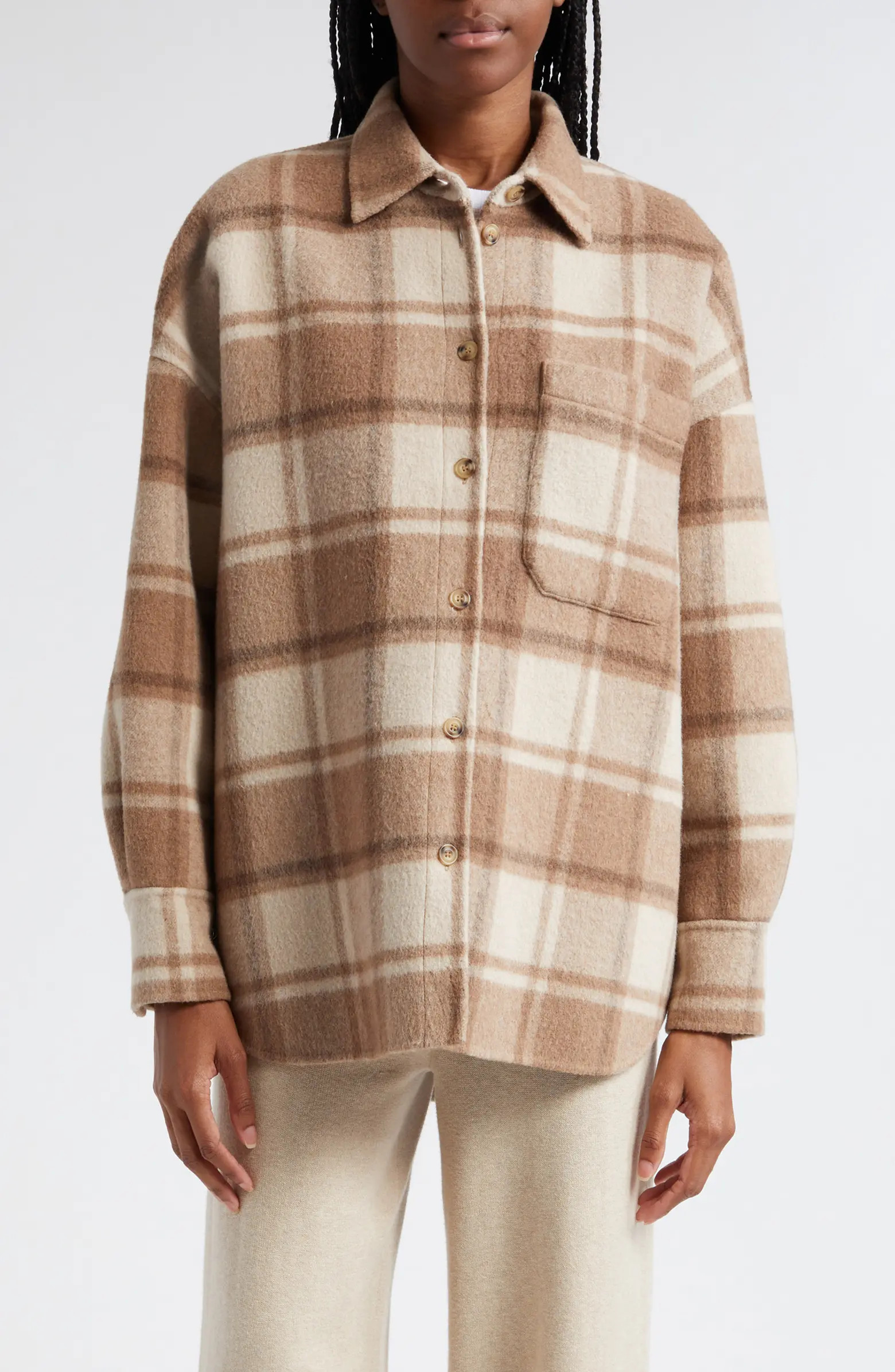 ATM Anthony Thomas Melillo Plaid Flannel Shirt Jacket | Nordstrom | Nordstrom