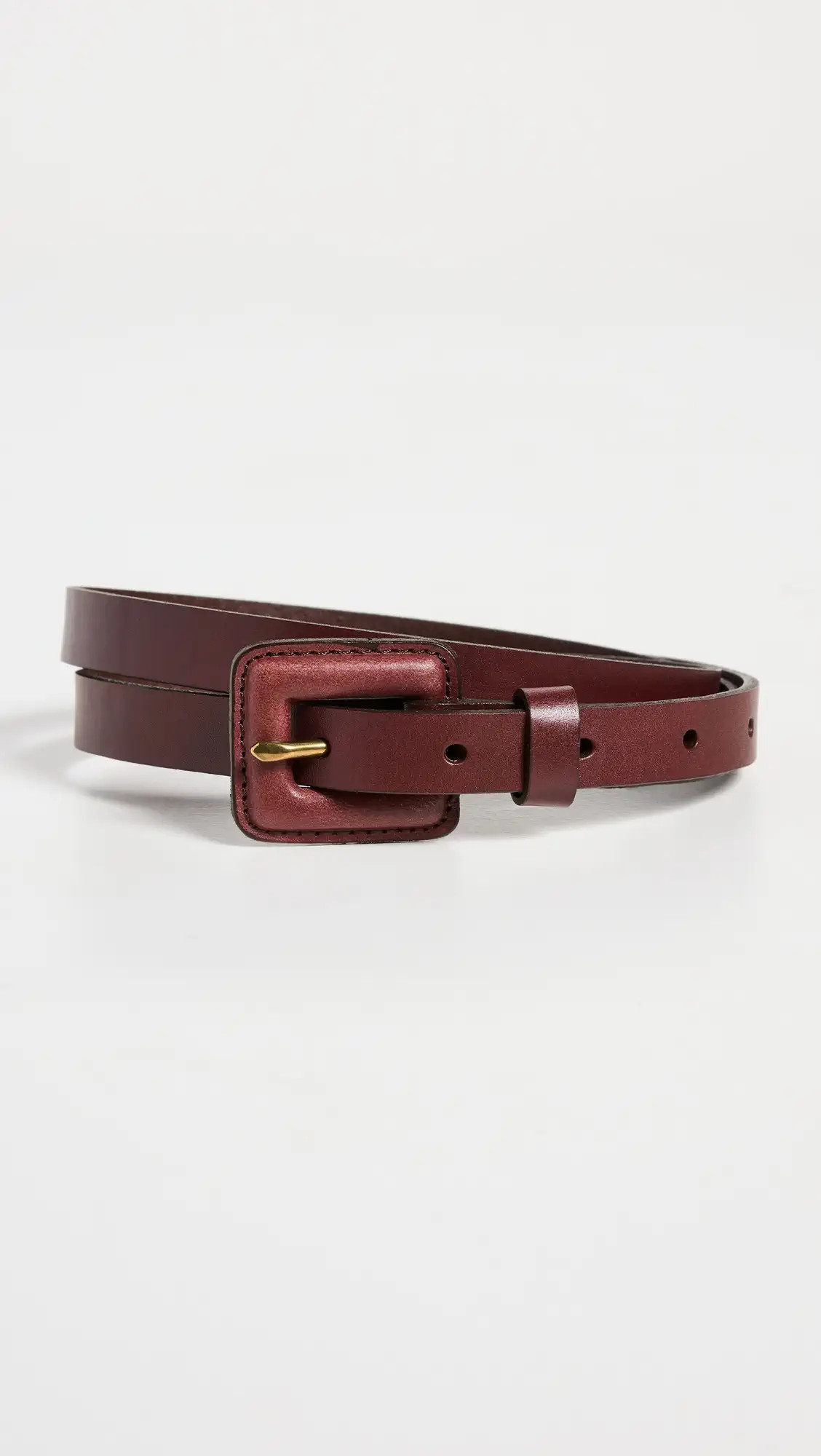 Madewell Pebbled Covered Buckle Belt | Shopbop | Shopbop