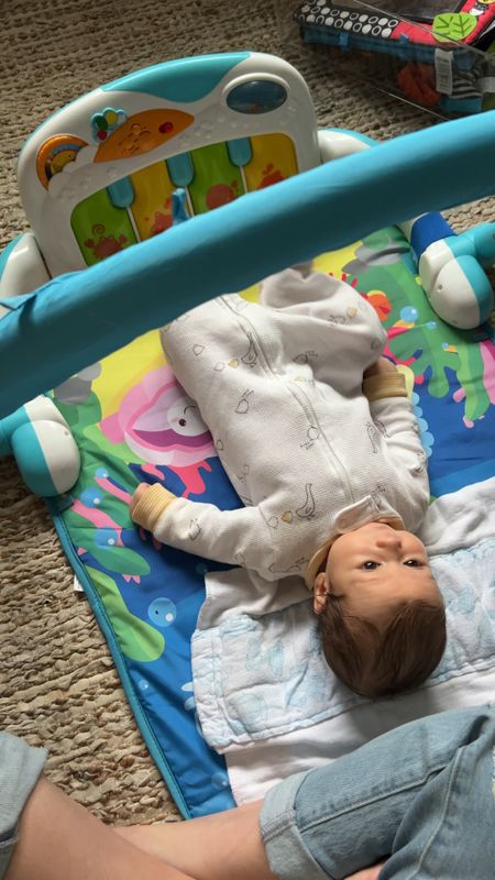 Our tummy time and kick play mat that both babies have loved! 

#LTKbaby