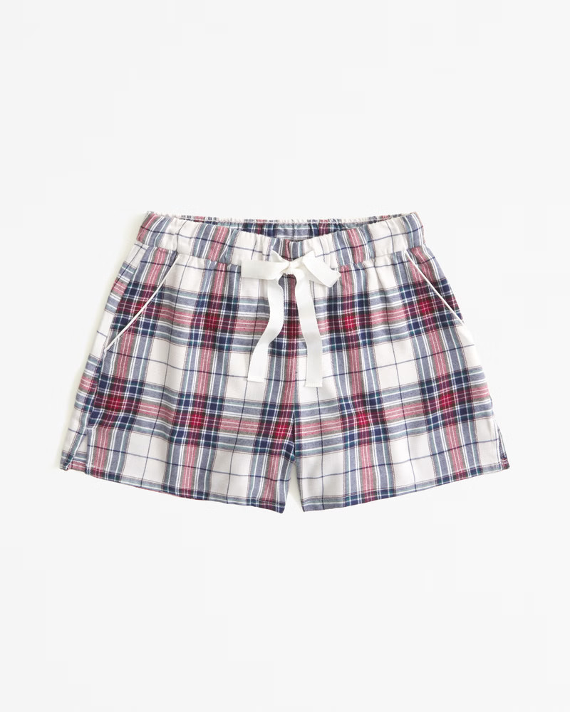 Women's Flannel Sleep Short | Women's Intimates & Sleepwear | Abercrombie.com | Abercrombie & Fitch (US)