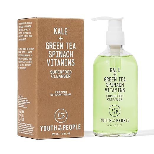 Youth To The People Superfood Facial Cleanser - Kale and Green Tea Cleanser - Gentle Face Wash, M... | Amazon (US)