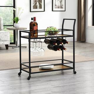FirsTime & Co. Gardner Industrial Bar Cart-70105 - The Home Depot | The Home Depot